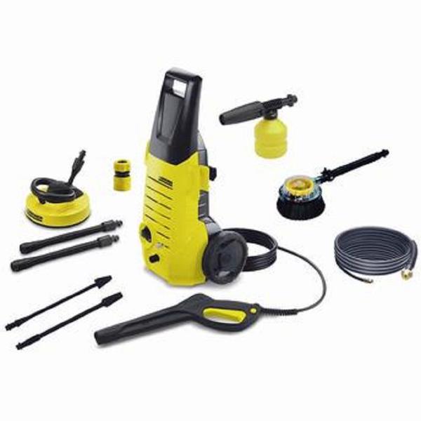 Imagem de Kit Gatilho com Lança Bico Leque e Mangueira Nylon 3M para Lavajato Karcher Home Wash Plus