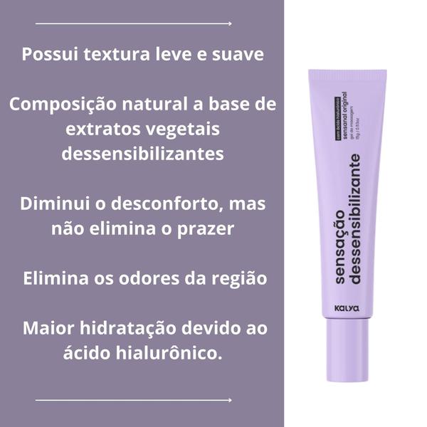 Imagem de Kit Gel Íntimo Feminino Adstringente E Dessensibilizante 15G