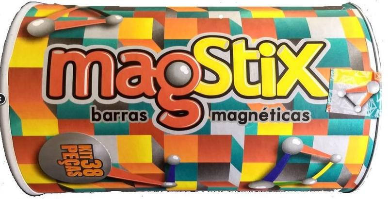 Imagem de Kit Geometria 38P - Magstix - Brinquedo Educativo