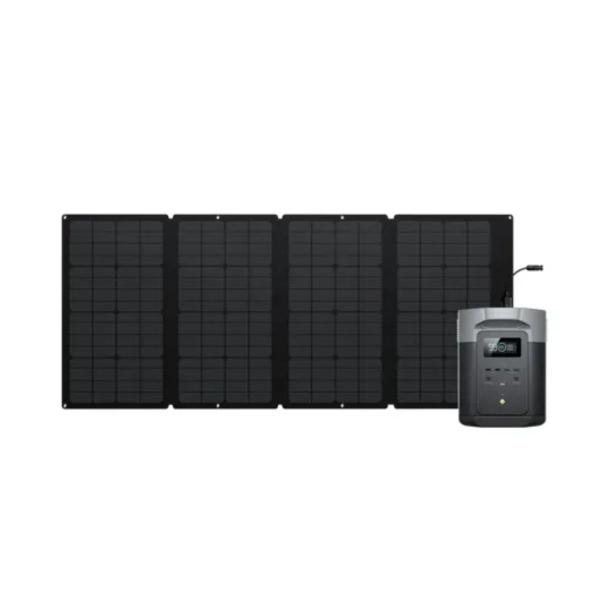 Imagem de kit Gerador de Energia 1024Wh Delta 2 e Painel Solar 160w EcoFlow