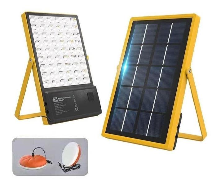 Imagem de Kit Gerador Energia Solar Luminária 54 Leds 28W 2 Lâmpadas