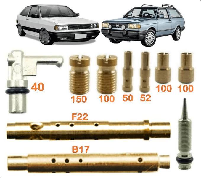 Imagem de Kit Giclagem Carburador Gol Voyage 1.6 - NK Carburadores