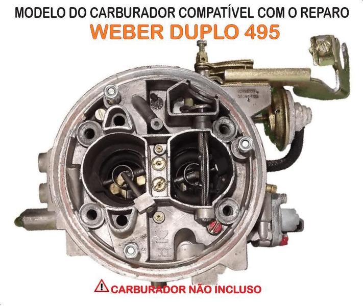 Imagem de Kit Giclagem Carburador Uno Mille 1.0 Eletronic Weber Tldf