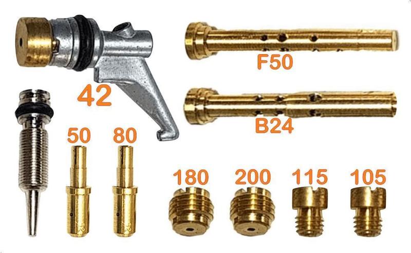 Imagem de Kit Giclagem Carburador Uno Mille 1.0 Eletronic Weber Tldf