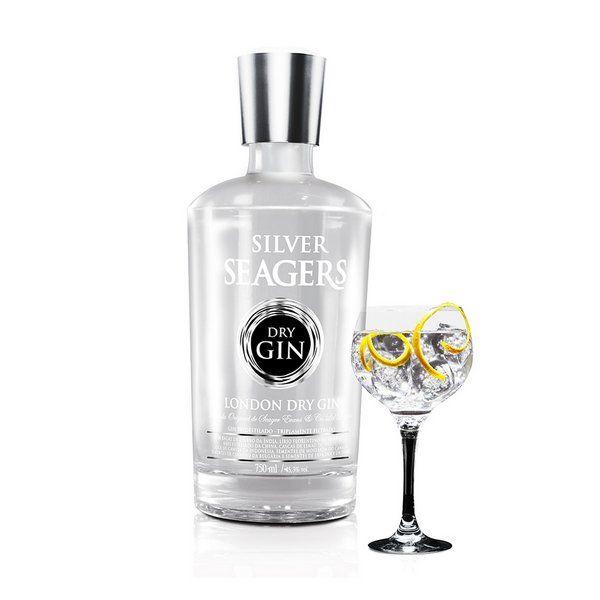 Imagem de Kit Gin Bombay Sapphire + Silver Seagers London Dry 750ml Cd