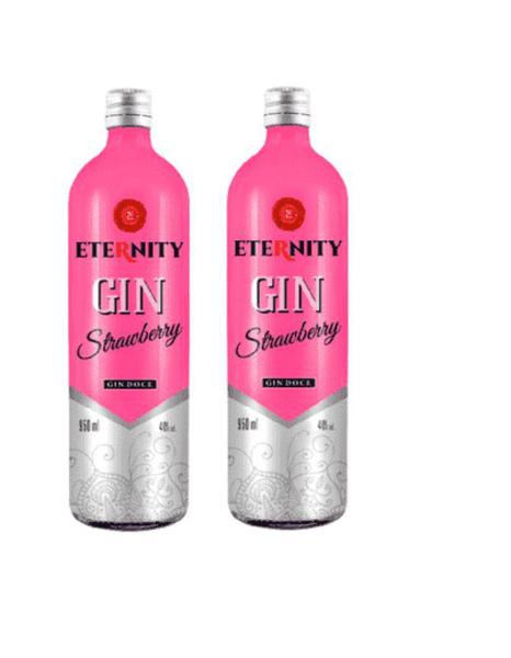 Imagem de Kit Gin Eternity Strawberry - Gin Doce 950ml 2 unidades