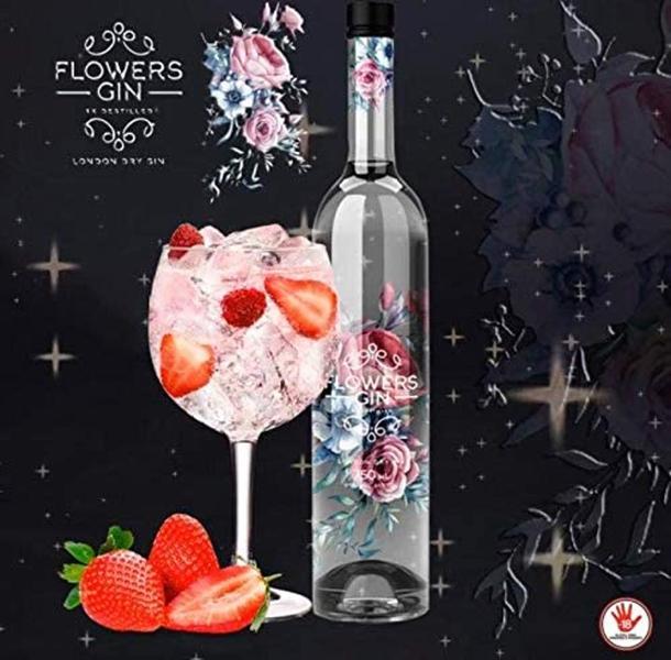 Imagem de Kit Gin Flowers London Dry 750ml 3 unidades