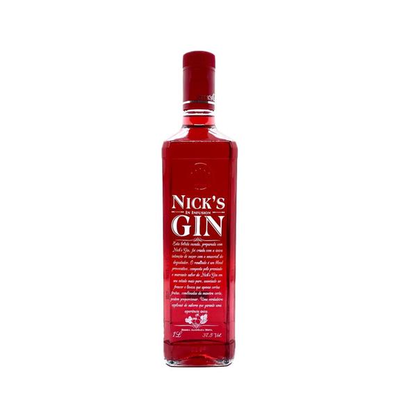 Imagem de Kit Gin Nick's Red 1000ml - Frutas Vermelhas 2 unidades