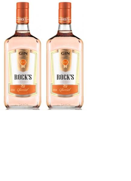 Imagem de Kit Gin Rock's Sunset 1000ml 2 unidades