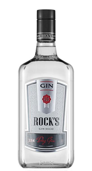 Imagem de Kit Gin Rock's Tradicional Seco 1000ml 3 unidades