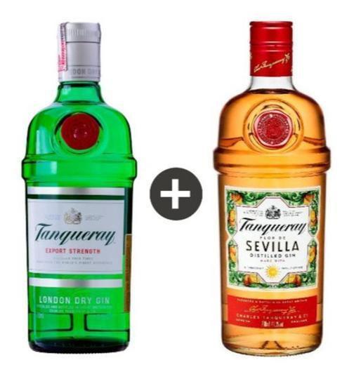 Imagem de Kit Gin Tanqueray 750Ml + Tanqueray Flor De Sevilla 700Ml