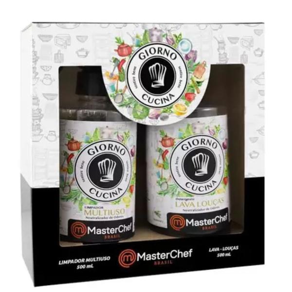 Imagem de Kit Giorno Cucina Master Chef ( Lava Louças 500ml + Limpador Multiuso 500ml ) '