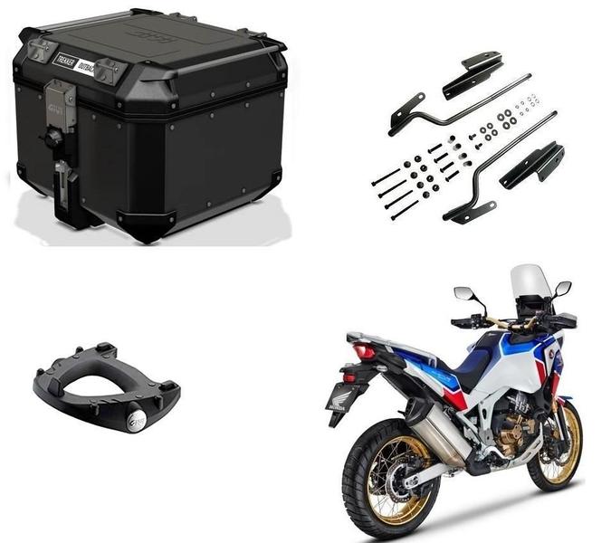 Imagem de Kit Givi Bau Obkn42B+Base+Suporte Sr1178 Africa Twin Adventu