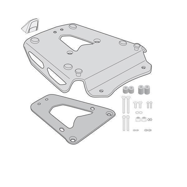 Imagem de Kit Givi Bau Obkn58A + Suporte Sra6422 P Tiger 1200 Gt 2022+