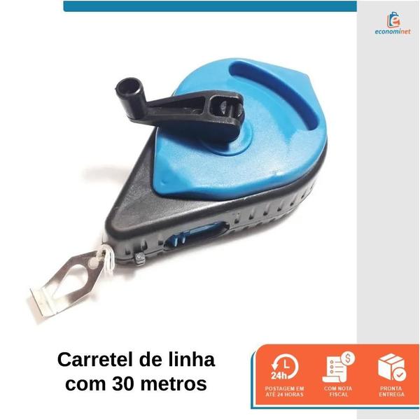 Imagem de Kit Giz Linha ul Pedreiro Gesseiro Drywall 3 Peças