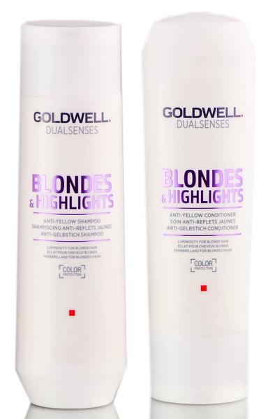 Imagem de Kit Goldwell Dualsenses Blonde & Highlights Anti-Yellow Sham