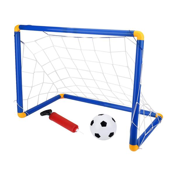 Imagem de Kit Golzinho Com Bola E Bomba Futebol Trave Infantil - Zippy Toys