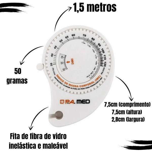 Imagem de Kit Goniômetro Grande + Fita Imc + Martelo Buck Fisioterapia