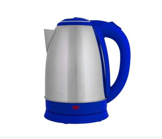 Imagem de Kit Gourmet Chaleira Elétrica 1.8L 220V Térmica Inox 1L Azul