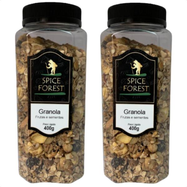 Imagem de Kit Granola com Frutas e Senentes - Granola com Castanhas e Amêndoas - Spice Forest -  