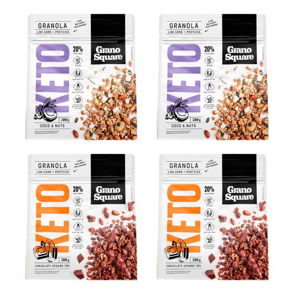 Imagem de KIT Granolas Grano Square Choco Nuts