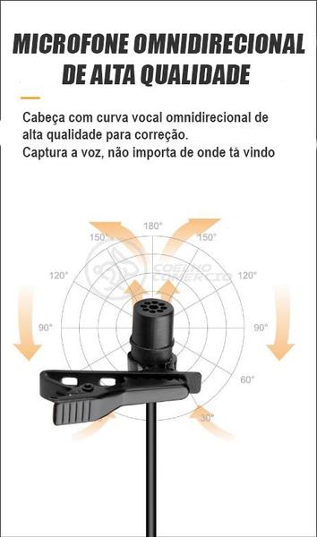 Imagem de Kit Gravação Profissional - Ring Light RGB + Tripé 1,5m + Microfone Lapela + Suporte Celular