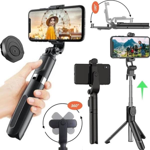 Kit Gravação Ring Light Led com Tripé Microfone Sem Fio Tipo-C Bastão Filmagem Celular - CJR Imagem de Kit Gravação Ring Light Led com Tripé Microfone Sem Fio Tipo-C Bastão Filmagem Celular