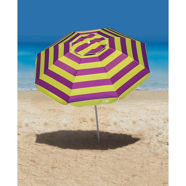 Imagem de Kit Guarda Sol 2m Aruba Roxo 2 Cadeira Alta Alumínio Sannet Praia Piscina Camping - Tobee