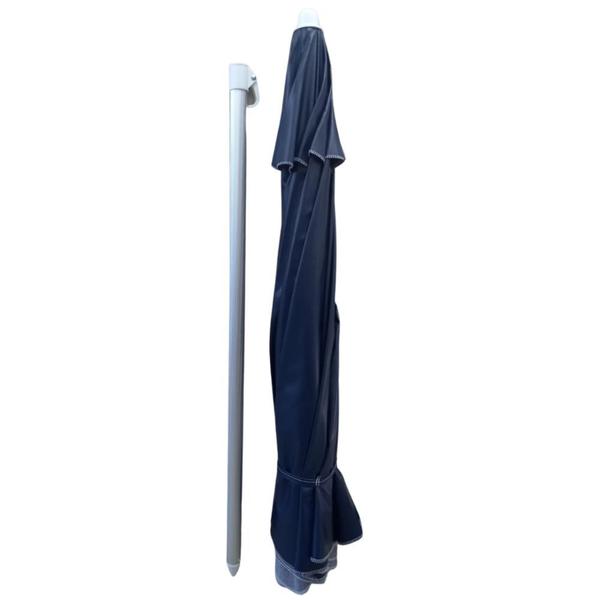 Kit Guarda Sol Praia Articulado 2 M Azul + Base Branca 18 Kg Bel Imagem de Kit Guarda Sol Praia Articulado 2 M Azul + Base Branca 18 Kg Bel