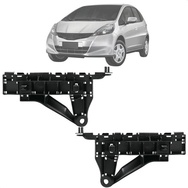 Imagem de Kit Guia Parachoque Dianteiro Honda Fit 2013 2014