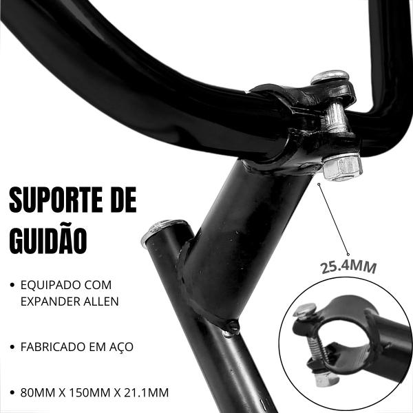 Imagem de Kit Guidão E Mesinha Para Bike 700mm 25.4mm Guidom Bicicleta Guidon Aro 26 29 700 Suporte Guidão Ahead Set 21.1mm Guidon Curvo Down Hill Alto Standard