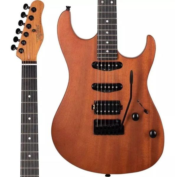 Imagem de Kit Guitarra Elétrica Strato Tagima Stella NTS DF Mahogany Gx01