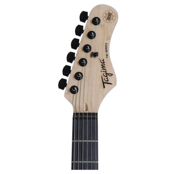 Imagem de Kit Guitarra Elétrica Strato Tagima Woodstock Tg-500 Classic Bk Preta Gx02