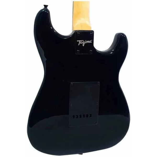 Imagem de Kit Guitarra Elétrica Strato Tagima Woodstock Tg-500 Classic Bk Preta Gx03