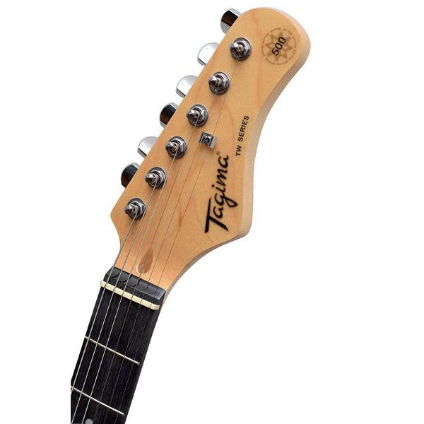 Imagem de Kit Guitarra Elétrica Strato Tagima Woodstock Tg-500 Classic SB Sunburst Gx04