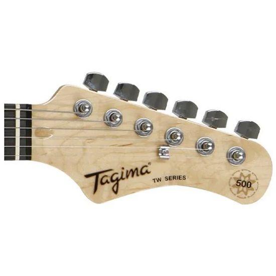 Imagem de Kit Guitarra Elétrica Strato Tagima Woodstock Tg-500 Classic WH Branca Gx04