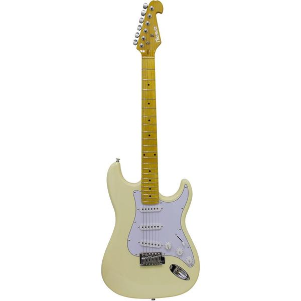 Imagem de Kit Guitarra Elétrica TEG 400V Branco com Capa Thomaz