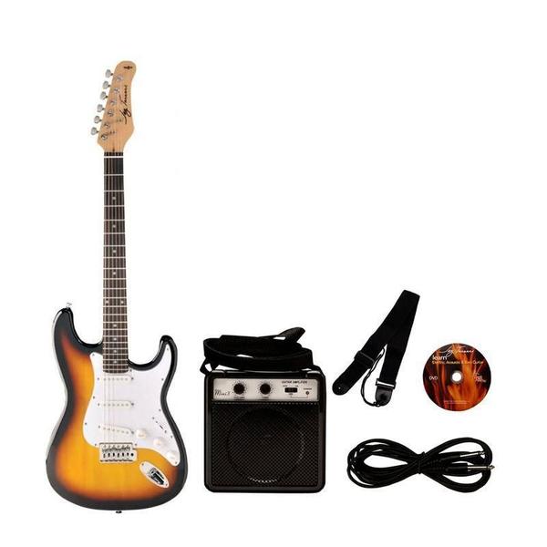 Imagem de Kit Guitarra Mini Amp Jay Turser Jt-300-Sbpak-E Sunburst