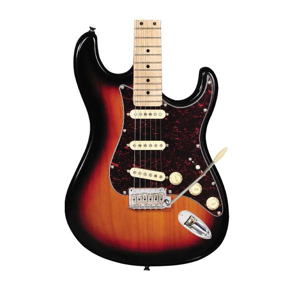 Imagem de Kit Guitarra Stratocaster Tagima Classic Sunburst T635 Capa