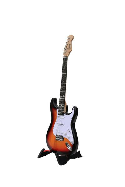 Imagem de Kit Guitarra Stratocaster Tivoli Afinador Capa Palheta Corda