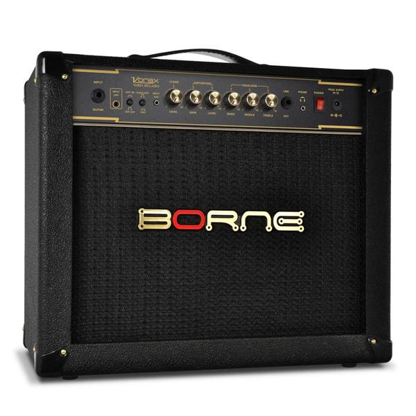 Imagem de Kit Guitarra Tagima TG520 BK Preto + cubo Borne Vorax 1050