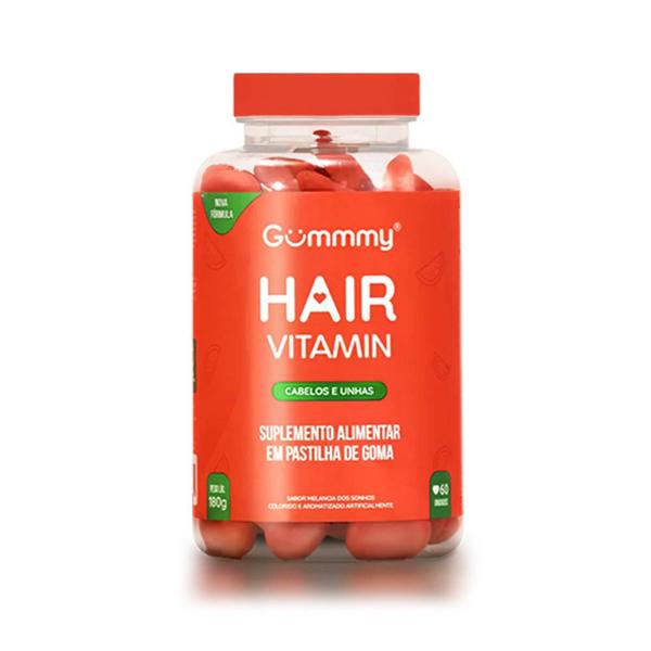 Imagem de Kit Gummy Hair Vitamin Melancia C/ 3Un De 60 Pastilhas Cada