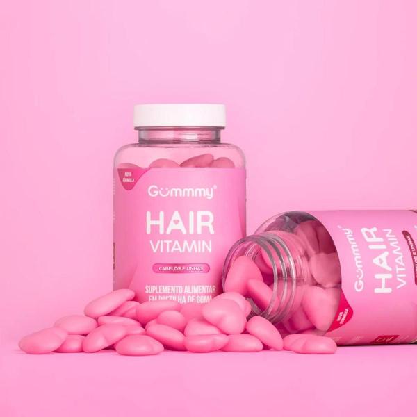 Imagem de Kit Gummy Hair Vitamin Tutti-Frutti C/ 3Un De 60 Pastilhas