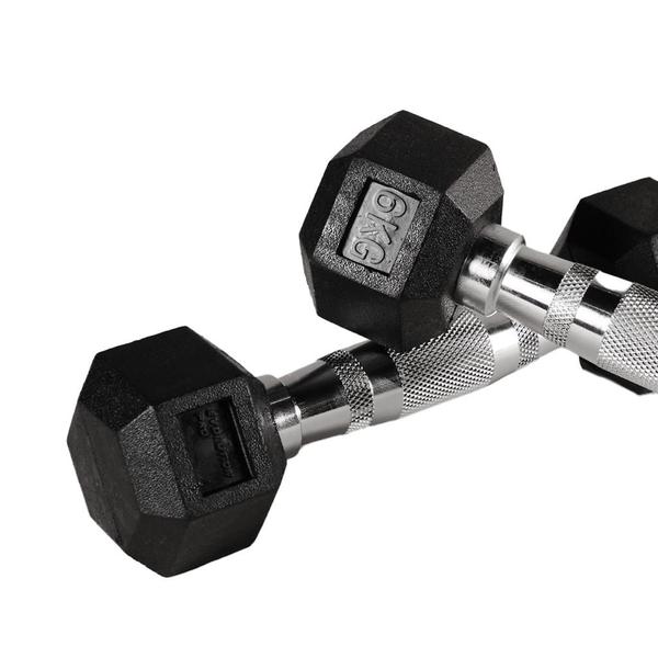 Imagem de Kit Halter Sextavado 8KG - Evolution Pro