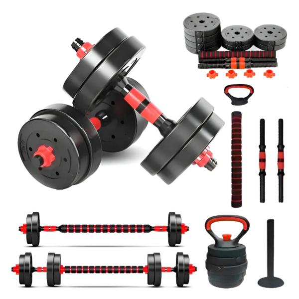 Kit Halteres 30Kg Ajustável MKFIT