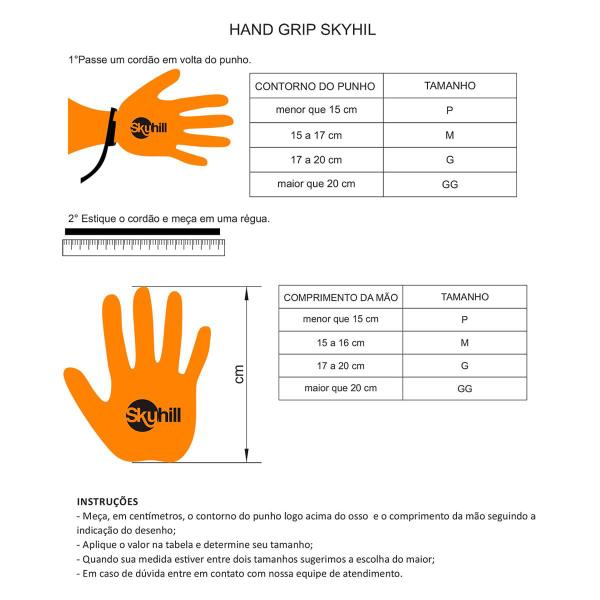 Imagem de Kit Hand Grip CF Skyhill Cross e Super Band Vermelho 20kg