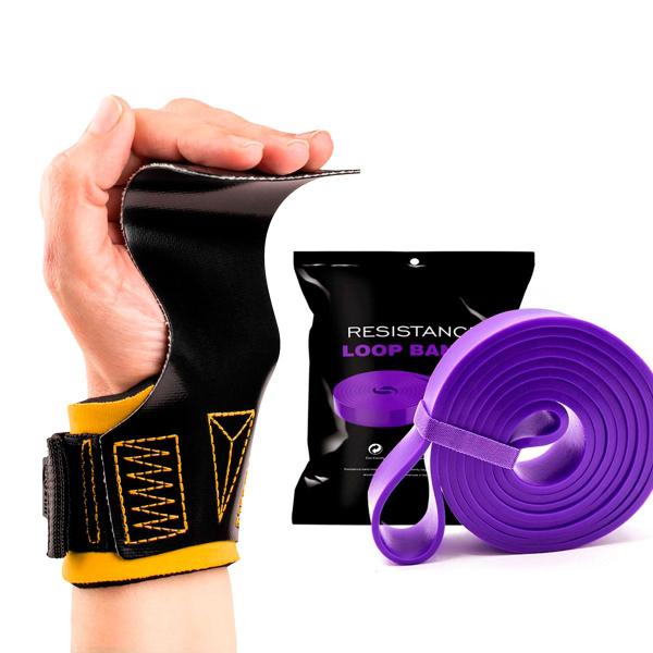 Imagem de Kit Hand Grip Legacy Skyhill Colors e Super Band Roxo