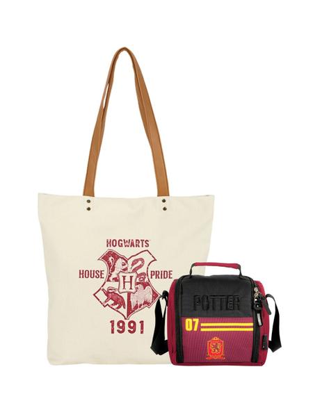 Imagem de Kit Harry Potter Lancheira Térmica + Ecobag