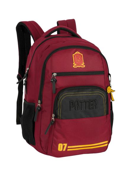 Imagem de Kit Harry Potter Vinho Mochila Costas + Lancheira Térmica