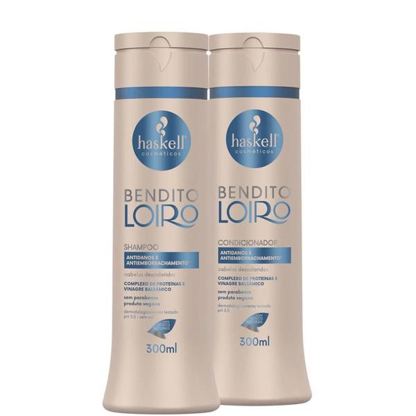 Imagem de Kit Haskell Bendito Loiro Shampoo e Condicionador 300ml